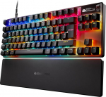 SteelSeries Apex Pro TKL Gen 3 - m&auml;nguklaviatuur - Hall Effect l&uuml;litid; OmniPoint 3.0 - reguleeritav k&auml;ivitamine - m&auml;nguvalmis eelseadistused - kiire p&auml;&auml;stik, kaitserežiim, kiire koputus/SOCD - Saksa QWERTZ