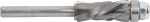 Flush Trim Router Bit 1/4 tolli varre Spiral Carbide Woodworking Tool mallide t&ouml;&ouml;ks ja pihuarvutite ruuterite 1/2 tolli l&otilde;ikamise l&auml;bim&otilde;&otilde;t 1 tolli l&otilde;ikamise pikkus