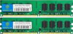Rasalas DDR2 4GB komplekt (2x2GB) PC2-5300U 667 MHz Udimm 2RX8 1.8V CL5 240-pin Non-ECC puhverdamata lauaarvuti sisem&auml;lu