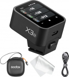Godox X3 N TTL 2.4GHz juhtmeta v&auml;lklambi p&auml;&auml;stik Nikon kaameratele, OLED puuteekraaniga raadiop&auml;&auml;stik, HSS 1/8000s, sisseehitatud liitiumaku, USB-C kiirlaadimine