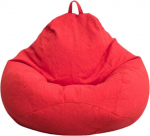 Mugavad laisad diivanid katab toolid ilma linase t&auml;iteta Lounge Seat Pouffe Diivan Elutuba 1 tk Punane L - 90 cm x 110 cm