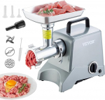 VEVOR elektriline lihaveski 2.27kg/min 575W (800W Max) t&ouml;&ouml;stuslik l&otilde;ikur koos teraga (4.5mm) & jahvatusplaadiga & vorstit&auml;idise teraga & 3 toruga kaubanduslik alumiiniumist lihaveski