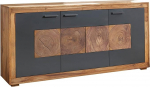 K&uuml;ljeplaat Sheesham Acacia 170X40X82 V&auml;rvitud Turin # 09 Modern Brown
