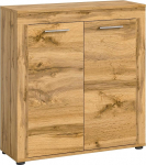 xonox.home Elutuba Jam Highboard K&otilde;rge kapp Elutoa kapp K&otilde;rge kapp Sideboard Wotan tammepuust umbes 80 x 88 x 35 cm.