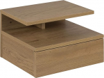 AC Design Furniture FIA Wild Oak 1 sahtliga &ouml;&ouml;kapp Minimalistlikus stiilis v&auml;ike seinale paigaldatav &ouml;&ouml;kapp B35 x K22,5 x S32cm