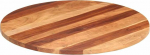 vidaXL Sheesham puit, massiivne lauaplaat, asenduslaud, s&ouml;&ouml;gilaud, roosipuu, &uuml;mmargune, 25-27 mm, 80 cm