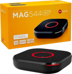 MAG 544w3 Original Infomir & hb-digital 4K Set Top Box multimeedia m&auml;ngija Internet TV vastuv&otilde;tja UHD 60FPS 2160p @ 60 FPS HDMI 2.1 4K ja HEVC tugi USB 3.0 4X ARM Cortex-A35 + HDMI kaabel