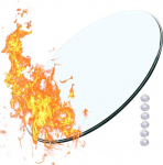 &Uuml;mmargune karastatud klaasist lauaplaat 80 cm 90 cm 100 cm s&ouml;&ouml;gilaua kohvilaudadele soliidne ja