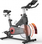 JOROTO Heimtrainer Fahrrad, Leises Ergometer Hometrainer Fahrrad mit Einstellbarem Magnetischem Widerstand, LCD-Monitor 11,8" Tablet-Halter, 20/10KG Schwungrad, f&uuml;r Kardiotraining zu Hause, Bis 150KG