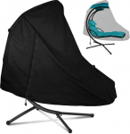 Hanging Lounger Cover with Zip, Protective Cover Hanging Lounger with Parasol, Cover for Swing Lounger, Floating Lounger, Sun Lounger, Waterproof, Windproof, UV-Resistant (200 x 120 cm (79 x 47