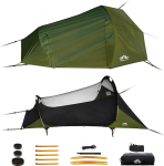 &Ouml;&ouml; kass h&auml;ngematt v&auml;ljas ilmastikukindel: Hammock Tent koos s&auml;&auml;sev&otilde;rgu ja Tarp XXL kergekaaluline 1 inimene Camping Trekking ja aed