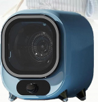 Kaasaskantav kondensaatoriga kuivati, v&auml;ike, kompaktne trummelkuivati, ventilatsiooniga kuivatamine, 0,8 kg koormus, energiat&otilde;hus, v&auml;ikestesse ruumidesse, matkaautodele, sinine