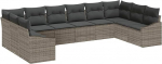 10 tk aia diivan komplekt padjadega Hall Poly Rattan Garden Lounge Model3346899