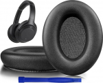 SOULWIT Lambskin asendusk&otilde;rvapadjad Sony WH-1000XM3 (WH1000XM3) k&otilde;rvaklappidele, k&otilde;rge tihedusega m&uuml;raisolatsiooni vahtpolstrid, ekstra paksusega