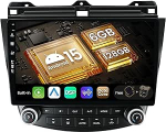 SXAUTO - 6G + 128G - Android 12 IPS autoraadio Honda Accord 7. (2002-2007) - Sisseehitatud Carplay/Android Car/DSP - LED kaamera + MIC -DAB roolijuhtimiss&uuml;steem Fast Boot 360-CAM WiFi - 2 DIN 10.1