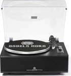 ANGELS HORN Bluetooth Vinyl plaadim&auml;ngija | 2 Speed plaadim&auml;ngija koos sisseehitatud k&otilde;larid | sisaldab Phono Preamp & AT-3600L Pickup s&uuml;steemi | Black