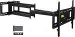 FORGING MOUNT TV seinakinnitus 109 cm pikkusega Double Articulated Arm Full Motion Tilting Swivel TV Bracket for 50-90 Inch Flat/Curve TVs Load 75 kg Max. VESA 600 x 400 mm