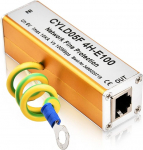 DAUERHAFT RJ45 RJ11 Ethernet paiskumiskaitse, t&auml;ielik kaitse RJ45 piksekaitse, Ethernet v&otilde;rgu paisumiskaitse 5 V, j&auml;lgimiss&uuml;steemide paisumiskaitseks