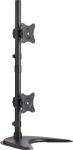 Tripp Lite DDR1527SDC kahekordne vertikaalne lauaaluse monitori tugi/klamber - must
