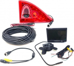 Dolphin tahavaatekaamera Renault Master Van 2010 ja hiljem koos 7-tollise armatuurlaua monitoriga