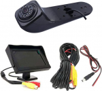 1280 x 720 Pixel Super HD piduritulede tagurduskaamera komplekt koos 4,3-tollise LCD-monitoriga, 170 &deg; laias nurgas veekindel &ouml;ise n&auml;gemise tagurduskaamera asendus VW Crafter 2017 Man TGE alates 2017 / Boxist