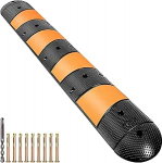 VEVOR kaablisild 185 x 31 x 5,5 cm, kahe kanaliga &uuml;lek&auml;igukaitse, 183 cm pikkune modulaarne konstruktsioon, p&otilde;randakaabli kaitse toetab kuni 9980 kg, sobib asfaldile, betoonile ja kruusapinnale.