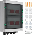 &Uuml;lelaine kaitse PV DC 32A 1000V piksekaitse IP65 Veekindel 4 rida 24 moodulit Solar PV &uuml;hendus kasti