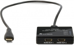 FeinTech VSP01204 HDMI Splitter Ultra HD 4K 60Hz HDR koos skaleerijaga Must