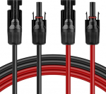 P&auml;ikesekaabli pikendus 6 mm&sup2;, p&auml;ikesekaabel 3 m pikenduskaabel, fotogalvaanilise p&auml;ikesekaabli adapterkaabel, &uuml;henduskaabel, p&auml;ikesepistik, IP68 veekindel pistik 10AWG p&auml;ikesepaneeli PV p&auml;ikeses&uuml;steemi jaoks