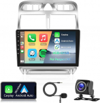 Hodozzy 8 Core Autoradio 4GB + 64GB Peugeot 307 307CC 307SW 2002-2013 Android 9-tolline IPS-ekraaniga navigeerimine koos Carplay Android Car Mirror Link Double DIN autoraadio Bluetooth DSP WiFi FM RDSiga