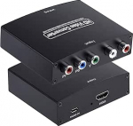 YPbPr HDMI &uuml;hilduvaks muunduriks Komponent HDMI &uuml;hilduvaks video-audio adapter DVD m&auml;ngukonsoolile HDTV monitorile