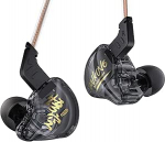Yinyoo KBEAR MONKIE K01 m&auml;nguk&otilde;rvaklapid, 3,5 mm pistikuga m&uuml;rasummutusega k&otilde;rvaklapid, Surround HiFi Sound In-Ear Monitor, juhtmega m&auml;nguk&otilde;rvaklapid