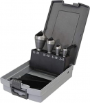 Sealey CSSET4O 4pc Slotted Deburring Countersink Drill 4pc 90&deg; Slotted Deburring Countersink Bit Set