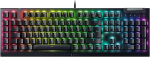 Razer BlackWidow V4 X Mechanical Gaming Keyboard with Razer Chroma RGB (Mechanical Razer Green Switches, 6 Own Macro Keys, Doubleshot ABS-Keycaps) QWERTZ DE-Layout, Black