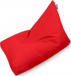 Happers Pyramid Bean Bag XL Faux Leather Red Interior