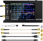 AURSINC NanoVNA-H4 antennianal&uuml;saator, 4-tolline puuteekraaniga vektorv&otilde;rguanal&uuml;saator, 2025 HW V4.3 10KHz-1.5GHz HF VHF UHF, S parameetrite, SWR, faasi, viivituse m&otilde;&otilde;tmine (NanoVNA-H4)