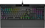 Corsair K70 RGB PRO juhtmega mehaaniline m&auml;nguklaviatuur (Cherry MX RGB Red l&uuml;litid: PBT Double-Shot PRO klahvikatted: Lineaarne ja kiire, 8000Hz Hyper-Polling, PBT Double-Shot PRO klahvikatted.