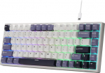 RK ROYAL KLUDGE C84 HE Rapid Trigger Gaming Keyboard, 75% TKL Wired RGB mehaaniline klaviatuur, Hall Effect magnetiline l&uuml;liti reguleeritava p&auml;&auml;stikupunktiga, 8kHz prooviv&otilde;tusagedus FPS Gamerile, QWERTY
