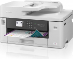Brother MFC-J5340DW 4-in-1 Colour Inkjet Multifunction Device, White, Medium, 250 Sheet Paper Cassette, 50 Sheets ADF.