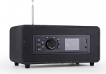 BEA103-028 FM/DAB+ raadio/Bluetooth/USB/AUX IN Holzfarbe Radio mit Fernbedienung & Doppelalarmmodus