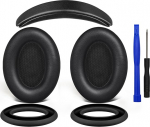 SOULWIT k&otilde;rvapadjad + peapael peapael + silikoonist k&otilde;rvapadjad kaitsekatted, asendustarvikute komplekt Bose QuietComfort 15 (QC15)/QuietComfort 2 (QC 2) k&otilde;rvaklappidele