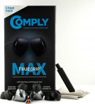 Comply TrueGrip MAX | Premium Memory Foam asendusk&otilde;rvaklapid Samsung Galaxy Buds3 Pro jaoks | SmartSkin tehnoloogia | Must, erinevad suurused, S/M/L, 3 paari