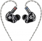 Yinyoo KBEAR SR8 IEM k&otilde;rvaklapid koos mikrofoniga, 1DD + 3BA h&uuml;briidjuhtmega k&otilde;rvaklapid muusikutele, HiFi juhtmega k&otilde;rvaklapid eemaldatav kaabel 5N OFC, IEMid m&auml;ngimiseks, audiofiilidele ja j&otilde;udlusele