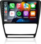 EZoneTronics Android autoraadio Skoda Octavia 2009-2013 koos Carplay Android auto 10-tollise puuteekraaniga GPS navigatsioon Bluetooth WiFi peegli&uuml;hendus USBSWC AM FM RDS raadio SWC DSP m&auml;ngija