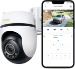 Tapo C530WS 360&deg; v&auml;livaatluskaamera, 3K 5MP, v&auml;rviline &ouml;&ouml;n&auml;gemine, AI tuvastamine, liikumise j&auml;lgimine, WLAN v&otilde;i Ethernet, MicroSD-kaart kuni 512 GB.