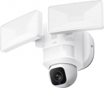 eufy Floodlight Camera E30, v&auml;livalvekaamera, 360&deg; p&ouml;&ouml;re ja kallutus, AI tuvastamine ja j&auml;lgimine, 2K video, 2,4GHz WiFi, 2000 luumenit, h&auml;&auml;l- ja valgush&auml;ire, 24/7 salvestamine, ei ole abonemendi kulusid.