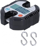 Klanata Mini Crane Skala Digitale Hangskala 150 kg tragbares Wiegen -Haken Handheld -Tool mit Doppelhaken, Industriekranwaagen f&uuml;r Handheld -Waage (Schwarz)