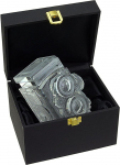 Fotodiox Crystal TLR kaamera n&auml;idismudel - 4/5 suurusega Rolleiflex 2.8 kaamera koopia Zeiss Planar 80 mm objektiiviga; Paberipunn, raamaturiiul, raamatukinnitus, pabeririiul, paberkaalud