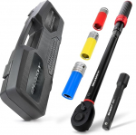 HASKYY P&ouml;&ouml;rdemomenti mutriv&otilde;ti 1/2 tolli 40-220 Nm Kaitsvad sisestused SW 17, 19, 21 mm koos pikendusadapteriga 125 mm p&ouml;&ouml;rdemomendi mootorratta auto quad t&ouml;&ouml;stus