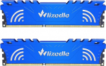 DDR3 RAM 16GB Kit (2x8GB) 1866MHz CL13 U-DIMM Wlizedle Desktop Memory PC3-14900 240-Pin 1.5V 2Rx8 Dual Rank Channel Non-ECC Unbuffered PC arvuti Sdram Sticks mooduli uuendamine, sinine
